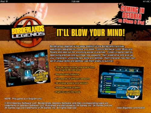 Jön az iOS-es Borderlands Legends?