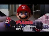 Mario is Destroying my house! tn